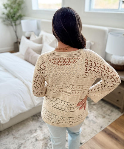 CROCHET PATTERN & VIDEO/ Caribbean Breeze Cardigan Pattern, Lace Cardigan,Sizes Xs-5X, Women's Sweater, Gifting, 2 lengths, Summer Cardi